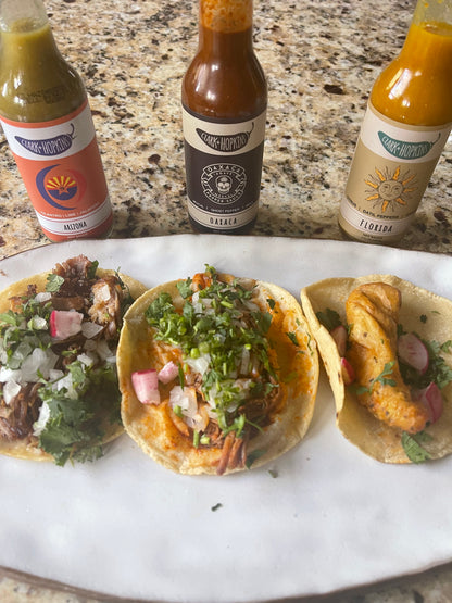 Taco Trio Set with Taco Examples
